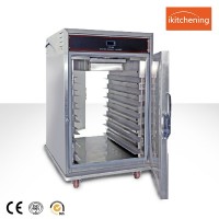 Hot sale fried chicken display cabinet for fast food restaurant