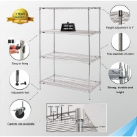 Commercial heavy duty restaurant kitchen stainless steel shelves